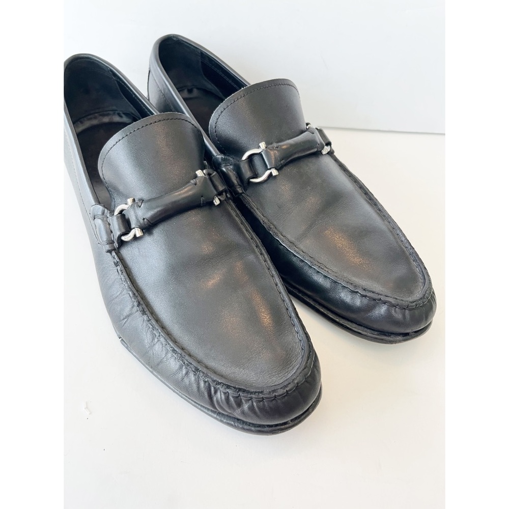 Salvatore Ferragamo Black Loafers